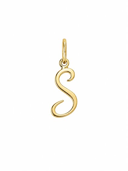 Pendant Lo Scrigno Gioielli in Gold LETTERINA GIALLA S - LETTERINA GIALLA S